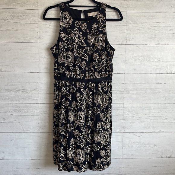 LOFT Dresses & Skirts - Loft Sleeveless Floral Mid Dress l SIZE MP